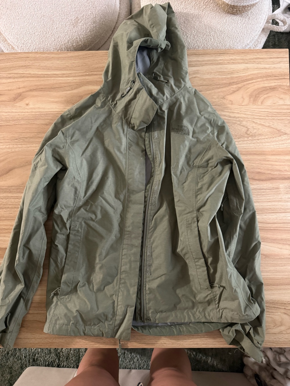 The North Face Olive Utility Shell Jacket